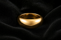 Polished Dome Ring on black velvet